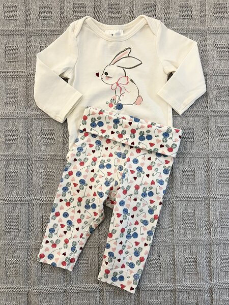 H&M Bunny Set 1-2 Months❤️